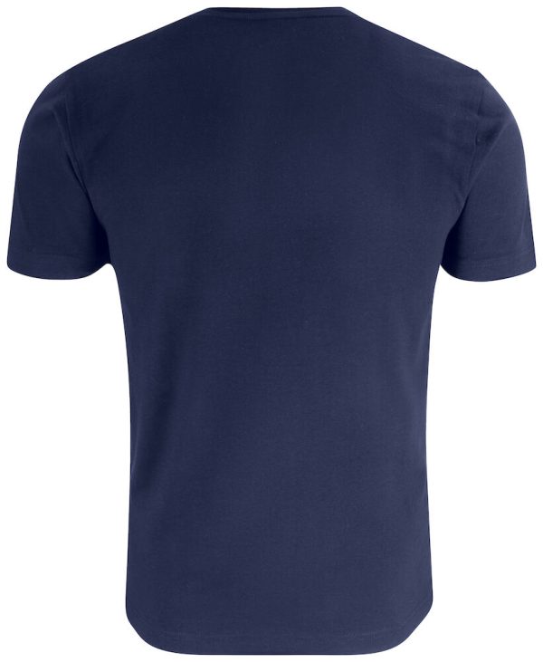 clique premium fashion t dark navy achterzijde yippenco textiles