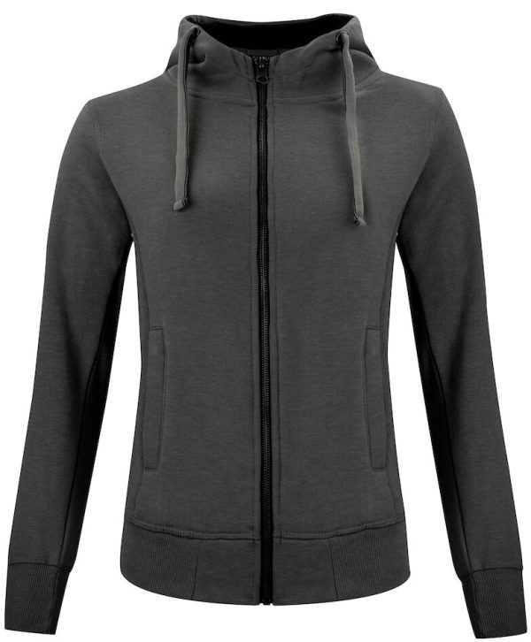 clique classic hoody full zip dames yippenco textiles 7 e1711531958833