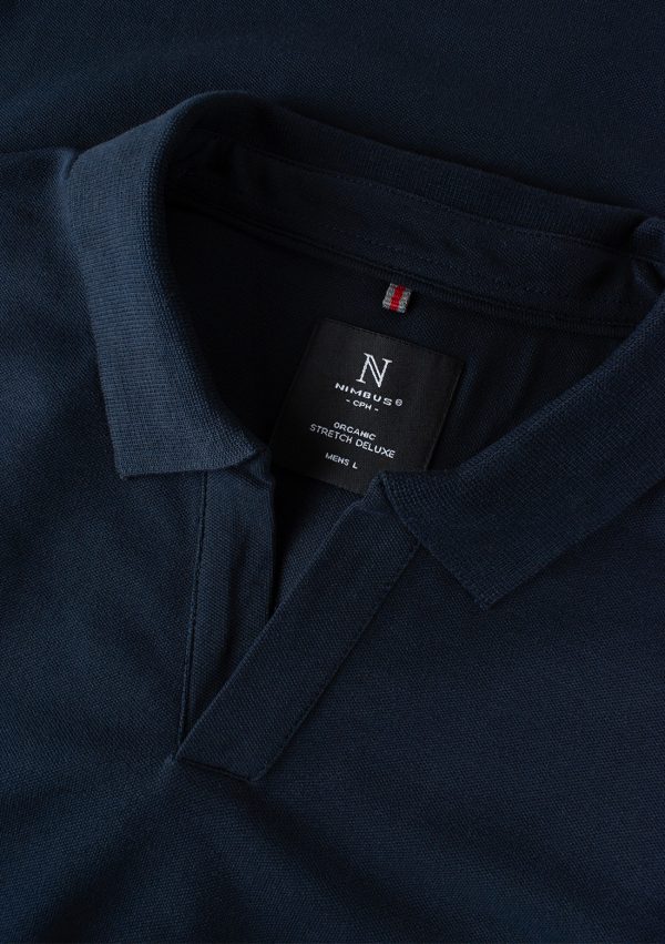 harvard v neck men darknavy closeup 3 yippenco textiles