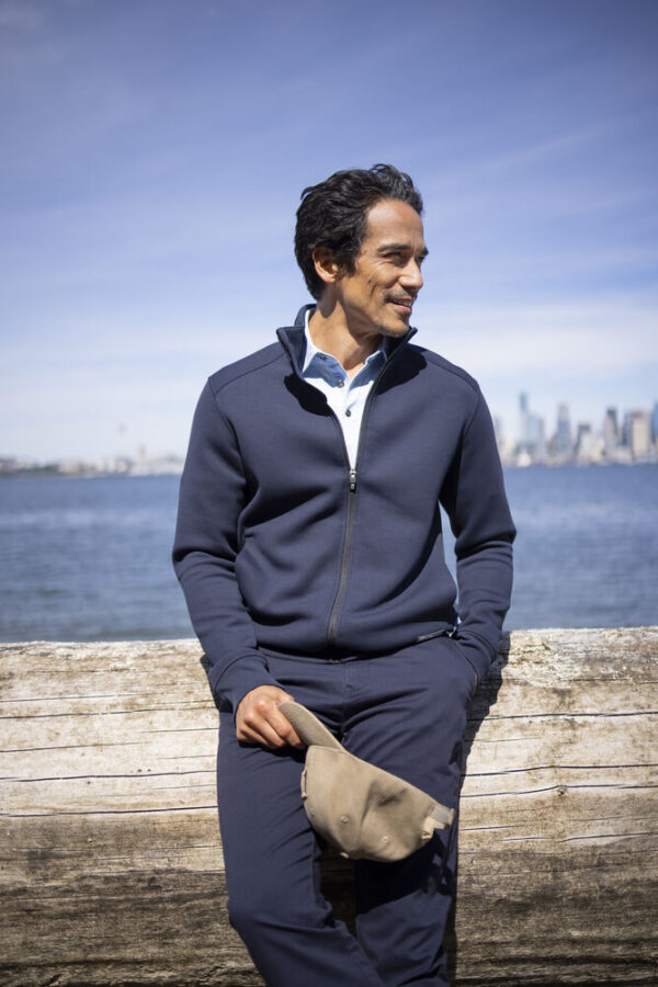 cutter buck pemberton cardigan full zip Yippenco Textiles