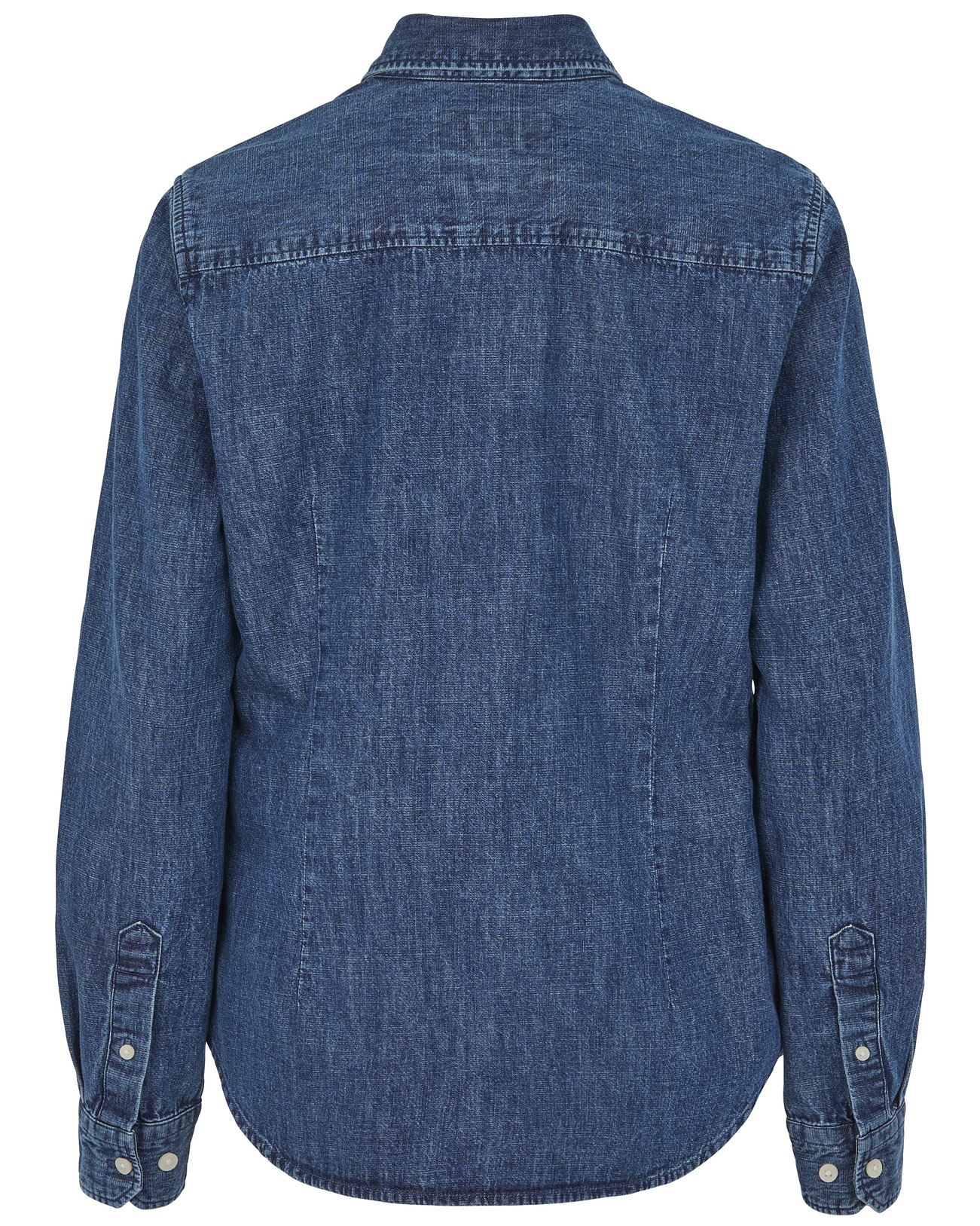 cottover dark denim comfort overhemd dames Yippenco Textiles